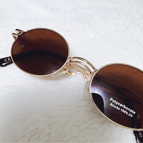 Brandon Brown Round Sunglasses - Picture 2 of 13